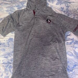 Gray Florida State Seminoles Polo Shirt